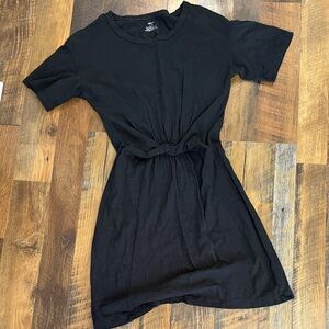 Black Short Sleeve Aerie Dress SP Casual Minimalist